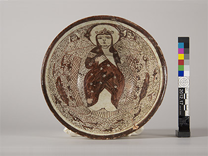 Artist unknown, Nishapur Bowl, 10th Century after treatment